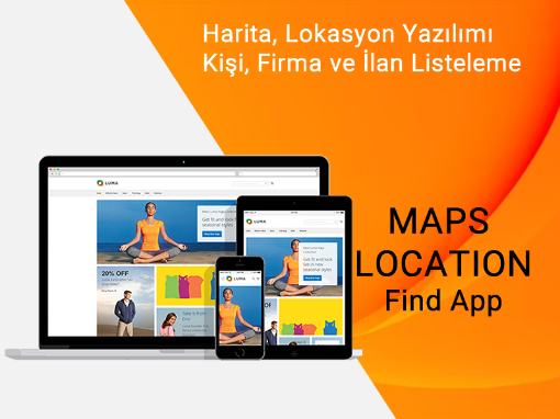 Haritalarda Kişi ve Yer Gösterme Yazılımı resmi