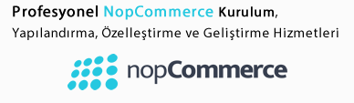 Nopcommerce mağazası geliştirme ve özelleştirme